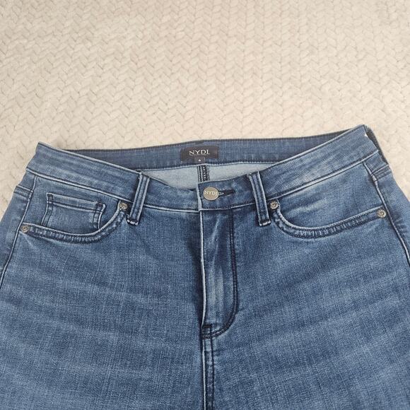 NYDJ Not Your Daughters Jeans Womens Sz 6 Blue Jeans Straght leg Casual - Picture 5 of 9